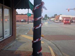 Christmas Light Poles