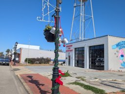 Christmas Light Poles